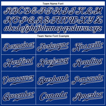 Load image into Gallery viewer, Custom Royal Gray-White Authentic Sleeveless Baseball Jersey