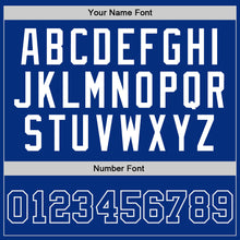 Load image into Gallery viewer, Custom Royal Royal-White Authentic Throwback Basketball Jersey