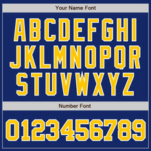 Load image into Gallery viewer, Custom Royal Gold-White Authentic Baseball Jersey