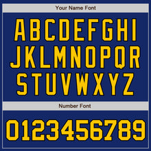 Load image into Gallery viewer, Custom Royal Gold-Black Authentic Baseball Jersey