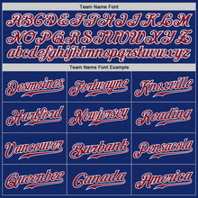Load image into Gallery viewer, Custom Royal Crimson-White Authentic Baseball Jersey