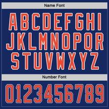 Load image into Gallery viewer, Custom Royal Orange-White Hockey Jersey