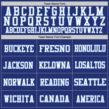 Load image into Gallery viewer, Custom Royal Light Blue-White Mesh Authentic Football Jersey
