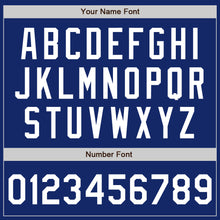 Load image into Gallery viewer, Custom Royal White Authentic Baseball Jersey