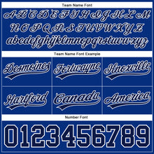 Load image into Gallery viewer, Custom Royal Navy-White Authentic Throwback Basketball Shorts