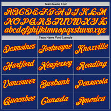 Load image into Gallery viewer, Custom Royal Gold-Red Authentic Throwback Basketball Jersey