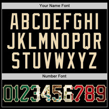 Load image into Gallery viewer, Custom Black Vintage Mexican Flag-Cream Authentic Sleeveless Baseball Jersey