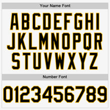 Load image into Gallery viewer, Custom White Black-Gold Authentic Sleeveless Baseball Jersey