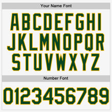 Load image into Gallery viewer, Custom White Green-Gold Authentic Sleeveless Baseball Jersey