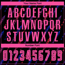 Load image into Gallery viewer, Custom Black Pink-Orange Sublimation Soccer Uniform Jersey