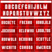 Load image into Gallery viewer, Custom Red White-Black Sublimation Soccer Uniform Jersey