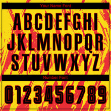 Load image into Gallery viewer, Custom Gold Black-Red Sublimation Soccer Uniform Jersey