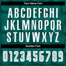 Load image into Gallery viewer, Custom Green White-Black Sublimation Soccer Uniform Jersey