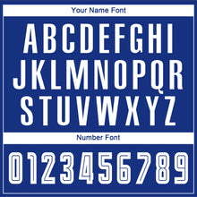 Load image into Gallery viewer, Custom Light Blue White-Royal Sublimation Fade Fashion Soccer Uniform Jersey