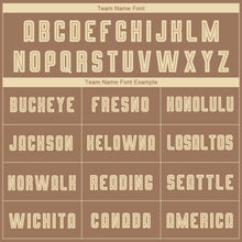 Load image into Gallery viewer, Custom Brown Cream-Camo Sublimation Soccer Uniform Jersey