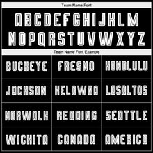 Load image into Gallery viewer, Custom Black White Sublimation Soccer Uniform Jersey