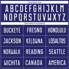 Load image into Gallery viewer, Custom Navy White-Gold Sublimation Soccer Uniform Jersey