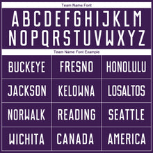 Load image into Gallery viewer, Custom Purple White Sublimation Soccer Uniform Jersey