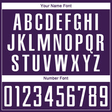 Load image into Gallery viewer, Custom Purple White Sublimation Soccer Uniform Jersey