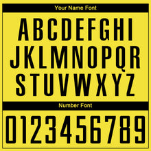 Load image into Gallery viewer, Custom Gold Black Sublimation Soccer Uniform Jersey