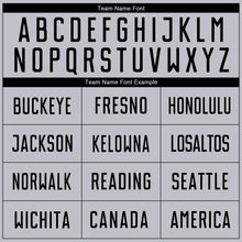 Load image into Gallery viewer, Custom Gray Black-White Sublimation Soccer Uniform Jersey