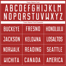 Load image into Gallery viewer, Custom Red White Sublimation Soccer Uniform Jersey