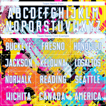 Load image into Gallery viewer, Custom Graffiti Pattern White-Light Blue Sublimation Soccer Uniform Jersey