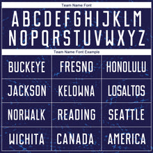 Load image into Gallery viewer, Custom Dark Purple White-Black Sublimation Soccer Uniform Jersey