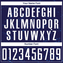 Load image into Gallery viewer, Custom Dark Purple White-Black Sublimation Soccer Uniform Jersey