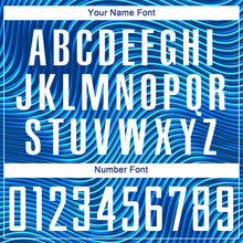 Load image into Gallery viewer, Custom Light Blue White-Royal Sublimation Soccer Uniform Jersey