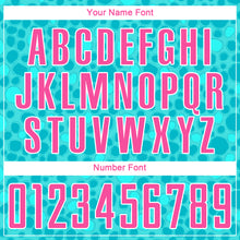 Load image into Gallery viewer, Custom Aqua Pink-White Sublimation Soccer Uniform Jersey