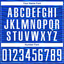 Load image into Gallery viewer, Custom Royal White Sublimation Soccer Uniform Jersey