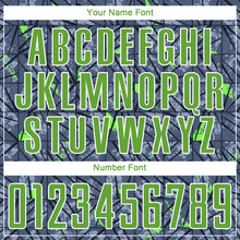 Load image into Gallery viewer, Custom Gray Neon Green-Black Sublimation Soccer Uniform Jersey