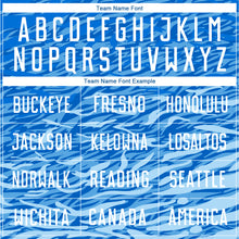 Load image into Gallery viewer, Custom Royal White Sublimation Soccer Uniform Jersey