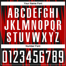 Load image into Gallery viewer, Custom Red White-Black Sublimation Soccer Uniform Jersey