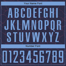 Load image into Gallery viewer, Custom Purple Light Blue Sublimation Soccer Uniform Jersey