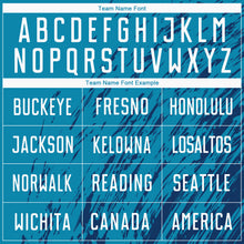 Load image into Gallery viewer, Custom Panther Blue White-Black Sublimation Soccer Uniform Jersey