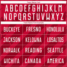 Load image into Gallery viewer, Custom Red White Sublimation Soccer Uniform Jersey