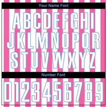 Load image into Gallery viewer, Custom Pink White-Light Blue Sublimation Soccer Uniform Jersey