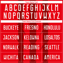 Load image into Gallery viewer, Custom Red White Sublimation Soccer Uniform Jersey