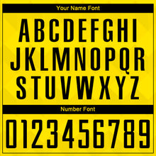 Load image into Gallery viewer, Custom Gold Black Sublimation Soccer Uniform Jersey