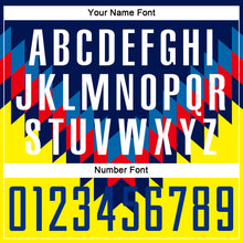 Load image into Gallery viewer, Custom Figure White-Gold Sublimation Soccer Uniform Jersey