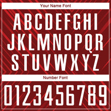 Load image into Gallery viewer, Custom Red White Sublimation Soccer Uniform Jersey