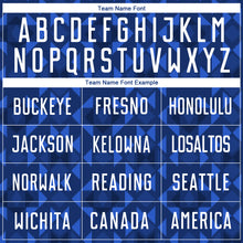 Load image into Gallery viewer, Custom Royal White Sublimation Soccer Uniform Jersey