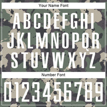 Load image into Gallery viewer, Custom Camo White-Black Sublimation Salute To Service Soccer Uniform Jersey