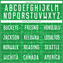 Load image into Gallery viewer, Custom Kelly Green White Sublimation Soccer Uniform Jersey