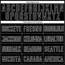 Load image into Gallery viewer, Custom Red Black-White Sublimation Split Fashion Soccer Uniform Jersey