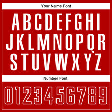 Load image into Gallery viewer, Custom Gray Red-White Sublimation Split Fashion Soccer Uniform Jersey