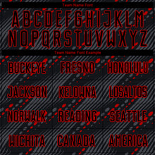 Load image into Gallery viewer, Custom Black Red Sublimation Soccer Uniform Jersey