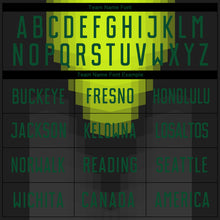 Load image into Gallery viewer, Custom Black Kelly Green Sublimation Soccer Uniform Jersey